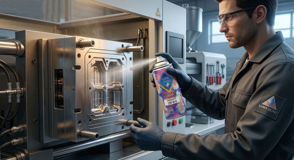 Desmoldante de Silicón para Plásticos Inyectados en Aerosol