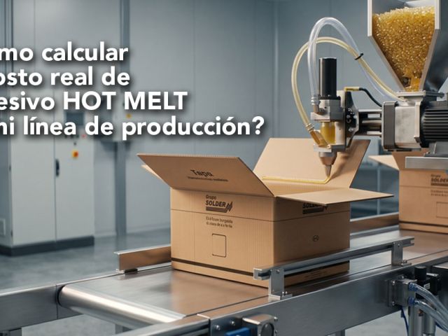 ¿Cómo calcular el costo real de adhesivo HOT MELT en mi línea de producción?